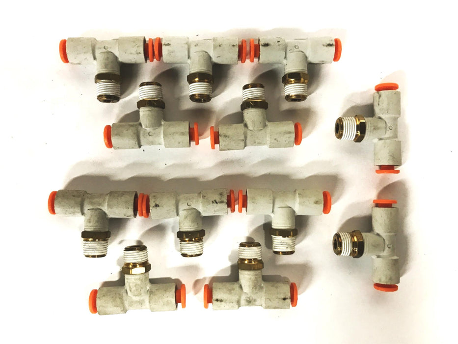 SMC 1/8 inch x 3/16 inch One-Touch Branch Tee KQ2T05-34S [Lot of 12] NOS