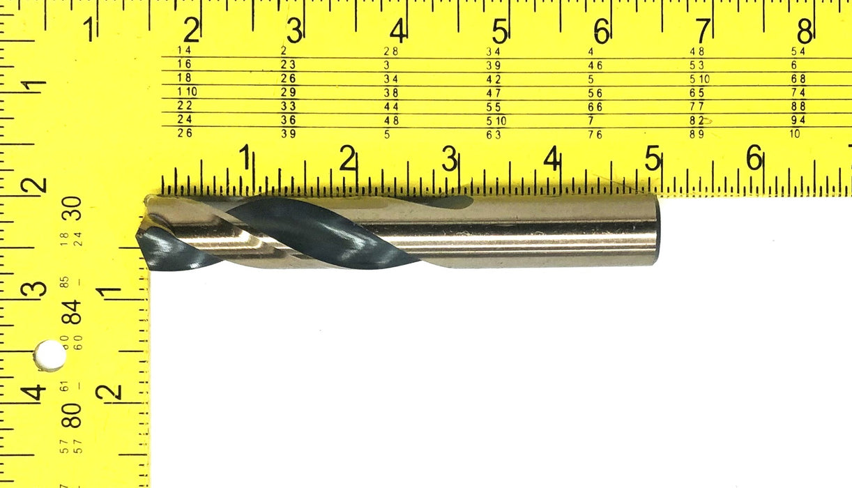 Fastenal 45/64 Black And Gold HD Super Premium Screw Machine Drill 89230 NOS