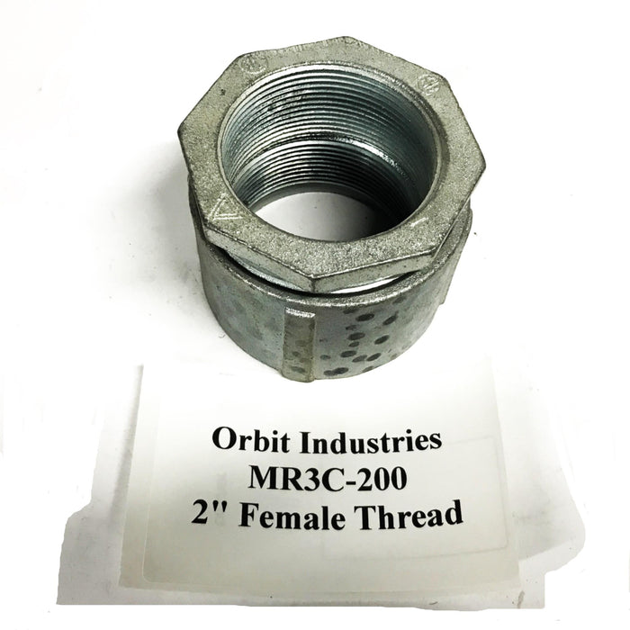 Orbit 2 inch 3-Piece Rigid Conduit Coupling MR3C-200 NOS