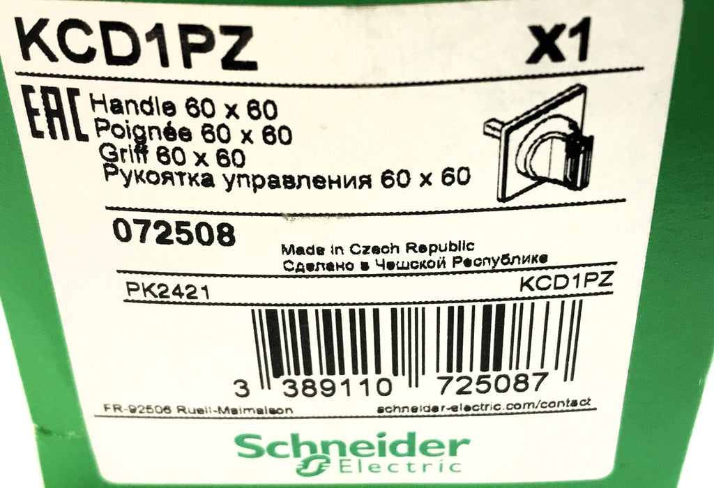 Schneider Electric Rotary Operating Handle (No Rubber Base) KCD1PZ NOS