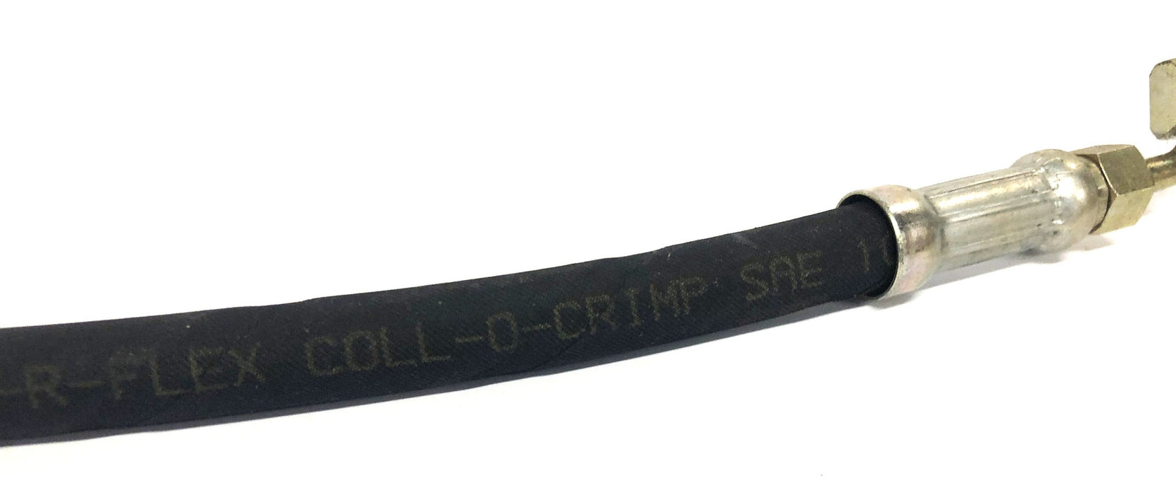 Weatherhead 22-1/2" 6.4mm Coll-O-Crimp Hose W/ 7/16-20 Female Fitting H24504 NOS