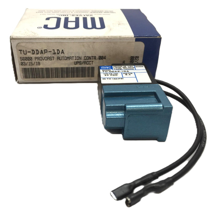 MAC 24VDC Solenoid Valve TU-DDAP-1DA (TUDDAP1DA) NOS