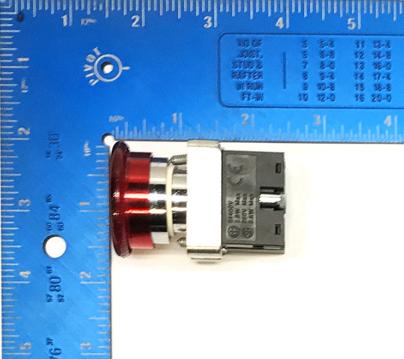 Automation Direct Mushroom Pushbutton Switch GCX1226-24L [Lot of 2] NOS