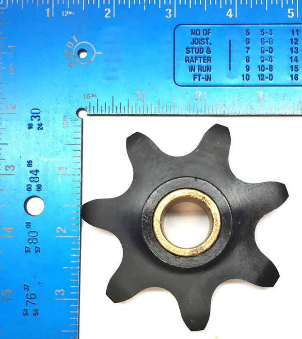 Peer Chain 3/4" Bore 7-Tooth Roller Chain Sprocket 2052B7H [Lot of 2] NOS