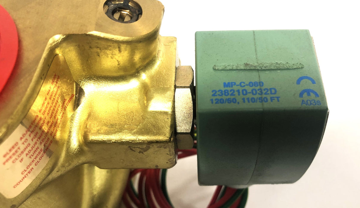 ASCO Red Hat II Brass Solenoid Valve 8210G100 NOS