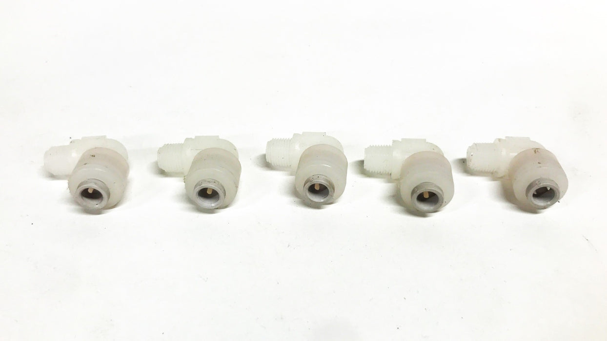 Parker 5/16 x 5/16 Push to Connect Tube Fitting Male Elbow F5ME4 [Lot of 5] NOS