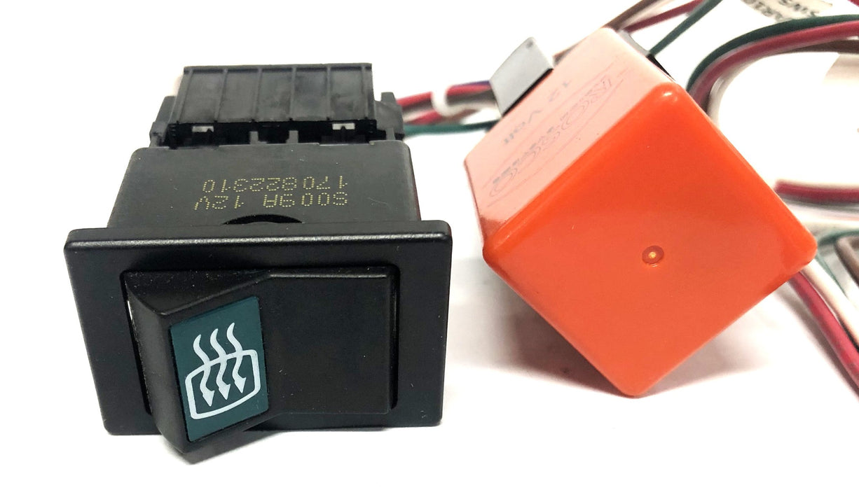 Rosco 12V Heated Mirror Switch With Harness SW-5-HT NOS