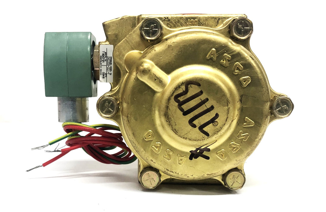 ASCO Red Hat II Brass Solenoid Valve 8210G100 NOS