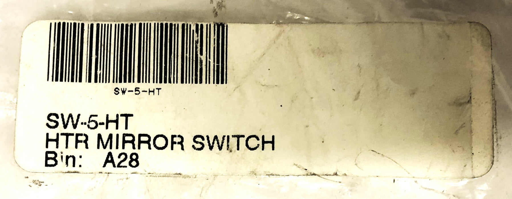 Rosco 12V Heated Mirror Switch With Harness SW-5-HT NOS