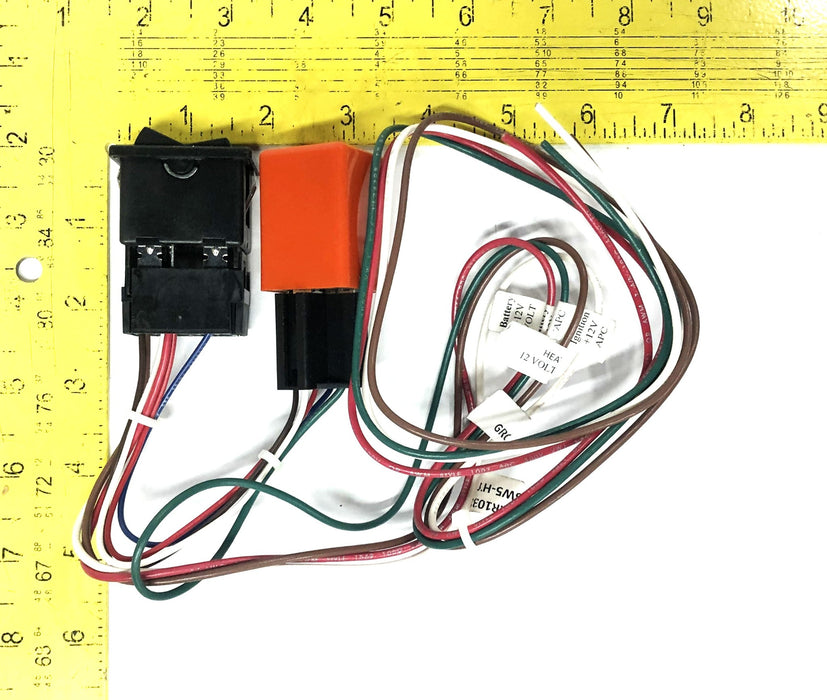 Rosco 12V Heated Mirror Switch With Harness SW-5-HT NOS