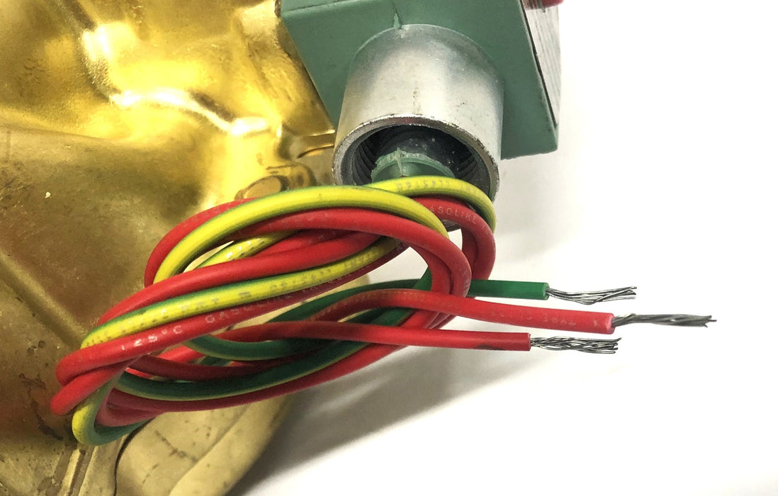 ASCO Red Hat II Brass Solenoid Valve 8210G100 NOS