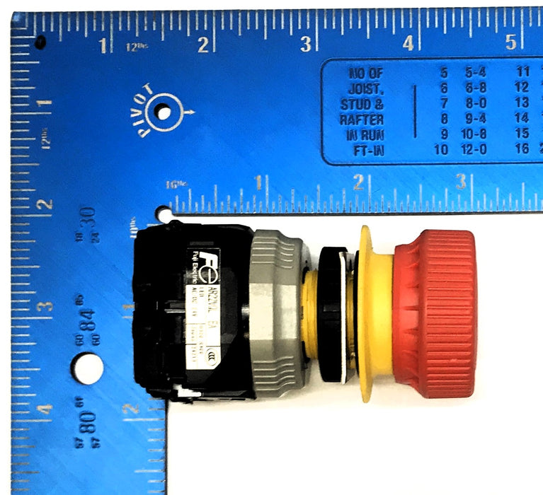 Fuji Electric Emergency Stop Pushbutton AR22VQL EA NOS