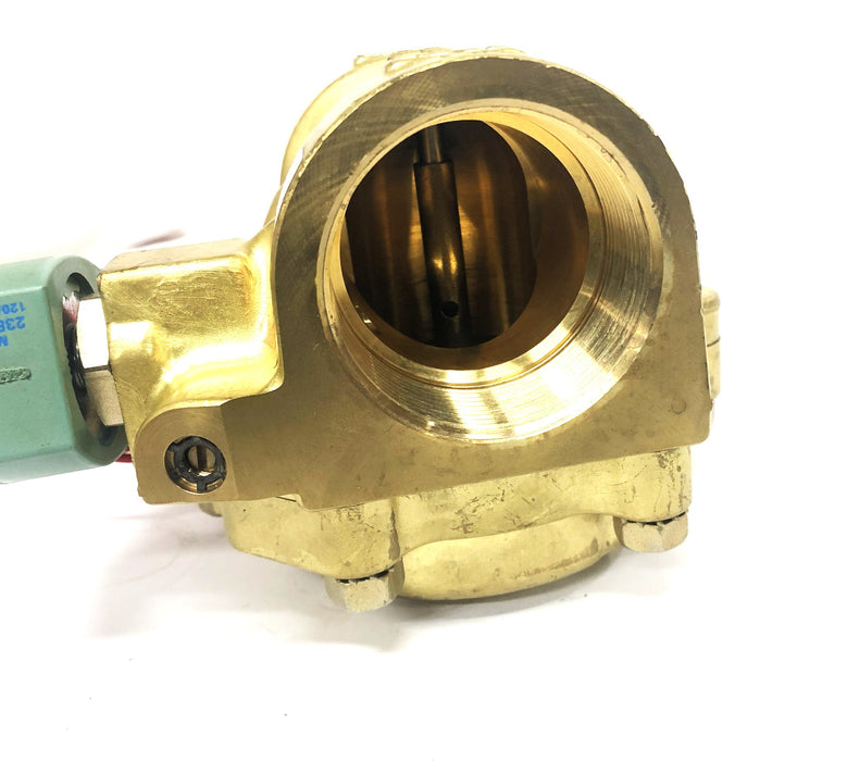ASCO Red Hat II Brass Solenoid Valve 8210G100 NOS