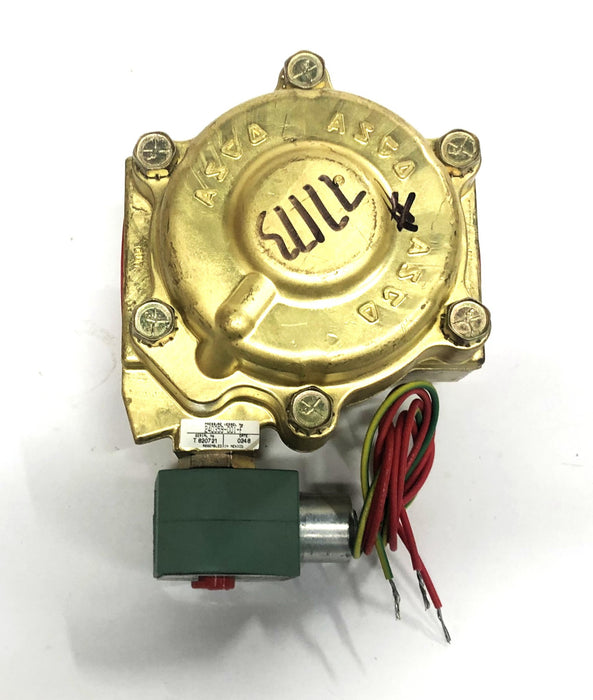 ASCO Red Hat II Brass Solenoid Valve 8210G100 NOS