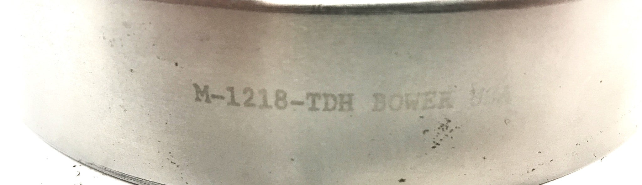 Bower Cylindrical Roller Bearing Made In The USA M 1218 TDH NOS