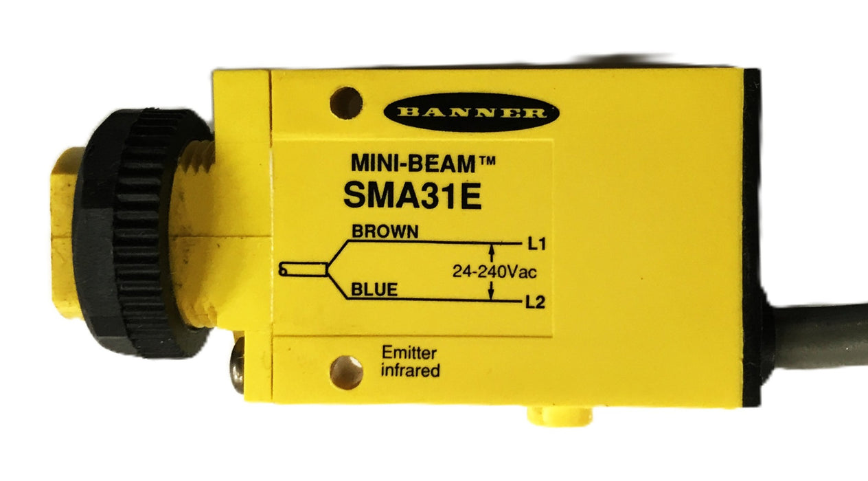 Banner Mini-Beam Photoelectric Sensor SMA31E [Lot of 2] NOS