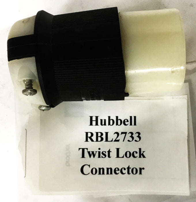Hubbell 30A, 480VAC Twist Lock Electrical Connector HBL2733 NOS