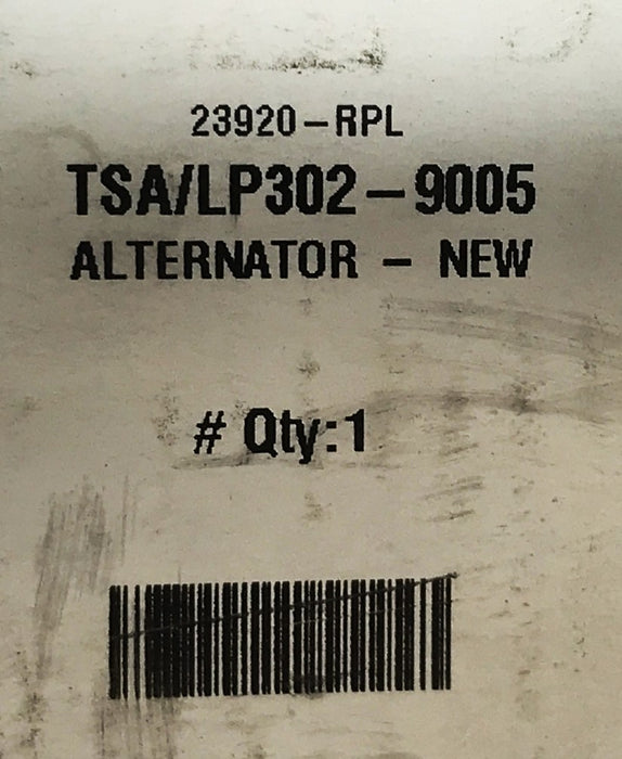 Total Source Forklift Alternator LP302-9005 NOS