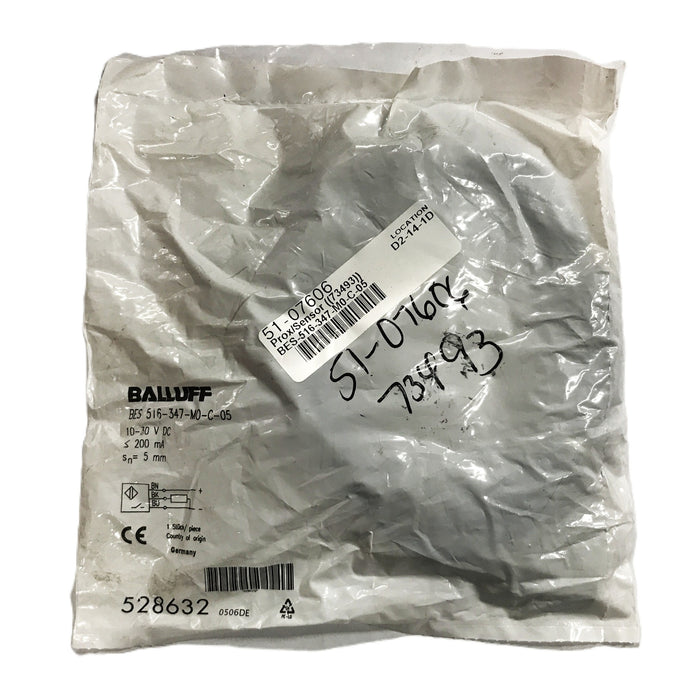 Balluff Inductive Sensor BES-516-347-MO-C-05 NOS