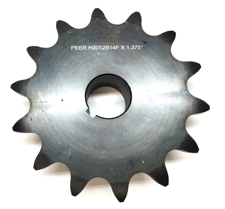 Peer Roller Chain Sprocket H2052B14X1.375 w/Set Screw and Keyway NOS