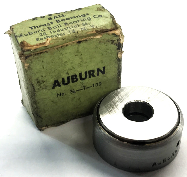 Auburn Roller Ball 3/8 Thrust Bearing T100 NOS