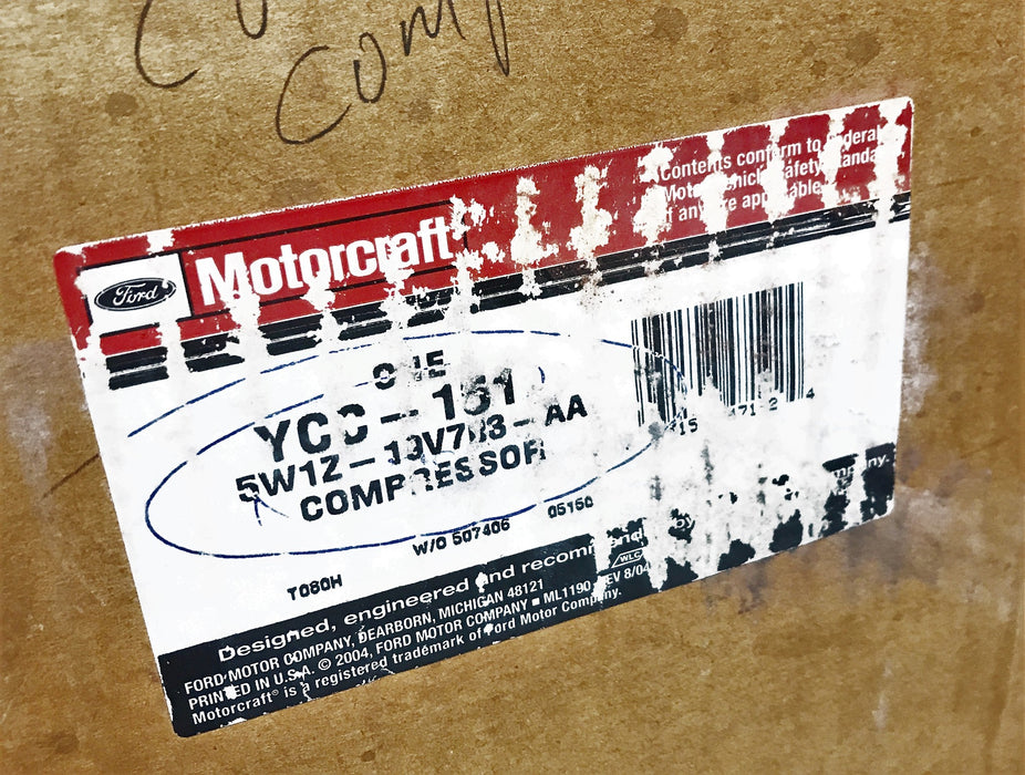 Motorcraft A/C Compressor Assembly YCC-151 (5W1Z-19V703-AA) NOS