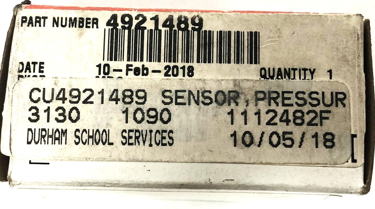 Cummins Pressure Sensor 4921489 NOS
