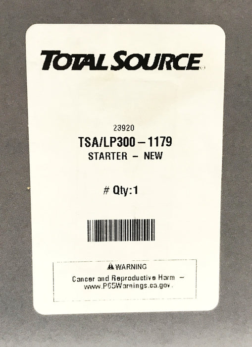 Total Source Forklift Starter LP300-1179 NOS