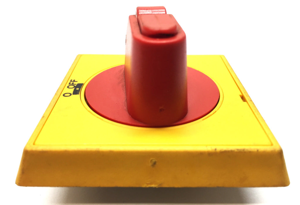 ABB IP65 Yellow/Red Handle Selector Handle OHYS2RJ (X-1033) USED