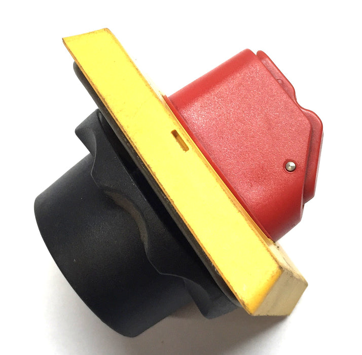 ABB IP65 Yellow/Red Handle Selector Handle OHYS2RJ (X-1033) USED