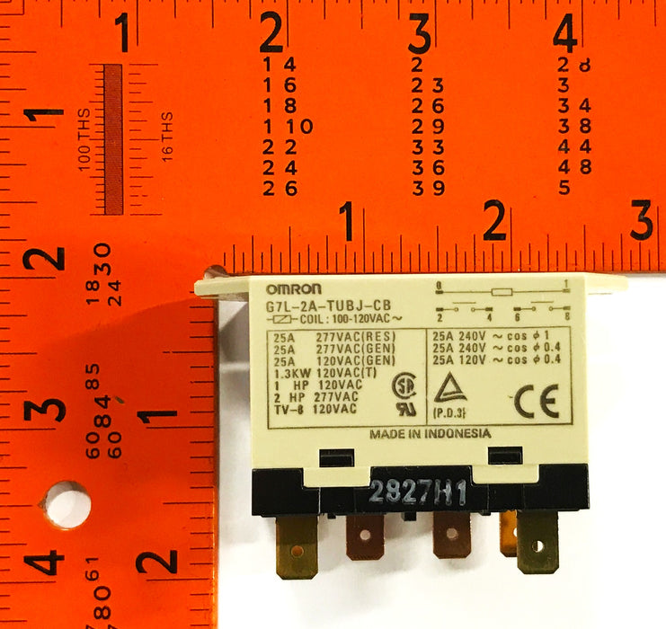Omron Enclosed Power Relay G7L-2A-TUBJ-CB [Lot of 2] NOS