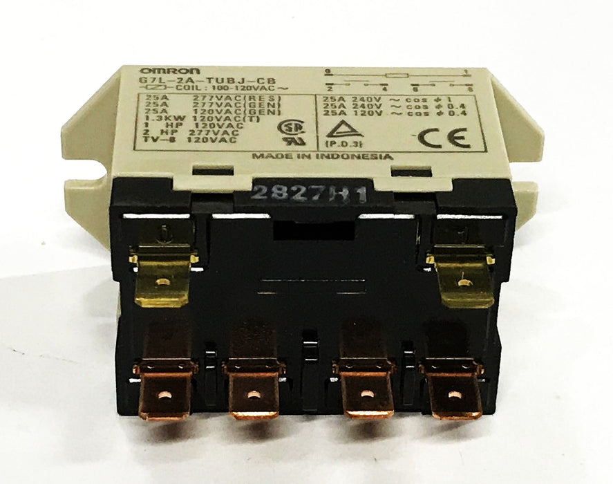 Omron Enclosed Power Relay G7L-2A-TUBJ-CB [Lot of 2] NOS