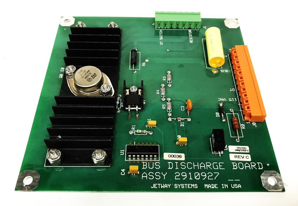 Jetway Systems Bus Discharge Circuit Board Assembly 2910927 NOS