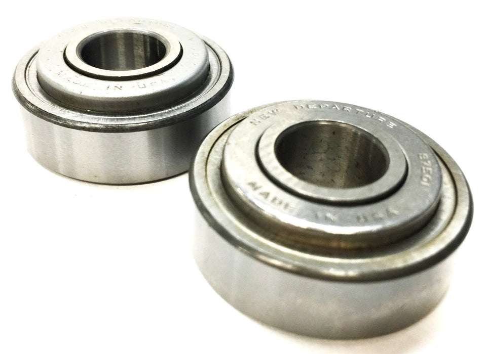 New Departure Single Row Ball Bearing (No Box) 87501 [Lot of 2] NOS