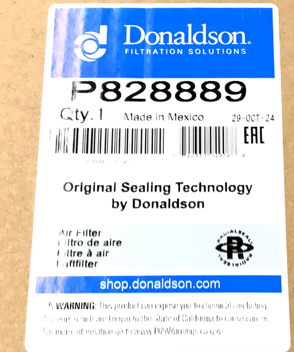 Donaldson Air Filter P828889 NOS