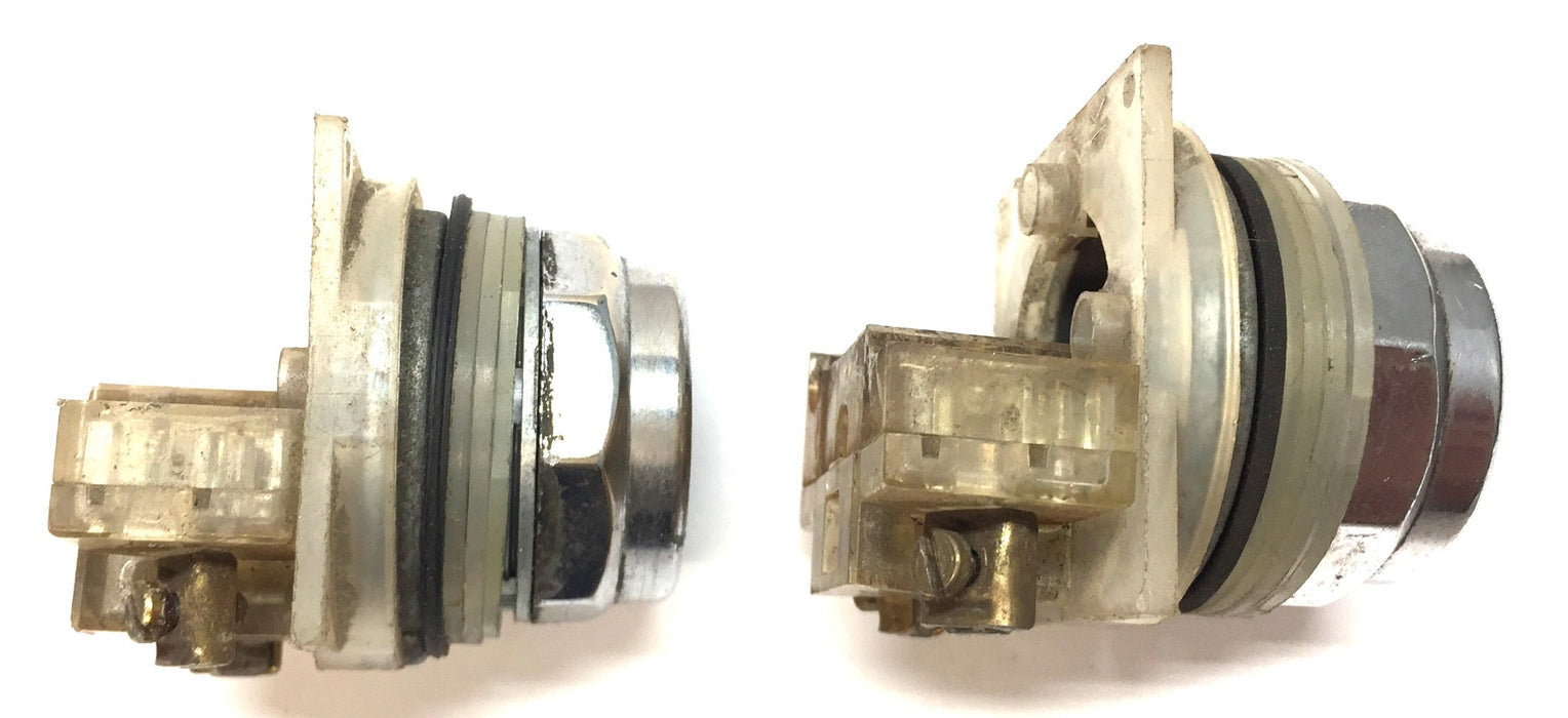 Square D Black Flush Head Push Button KA-2 (9001) Series G [Lot of 2] USED