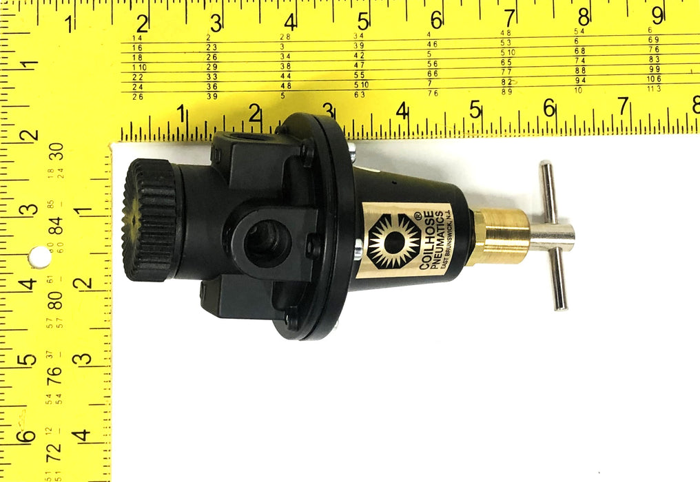 Coilhouse Pneumatics 0-50PSI 1/4 Regulator Tamp Roof 8802KL NOS