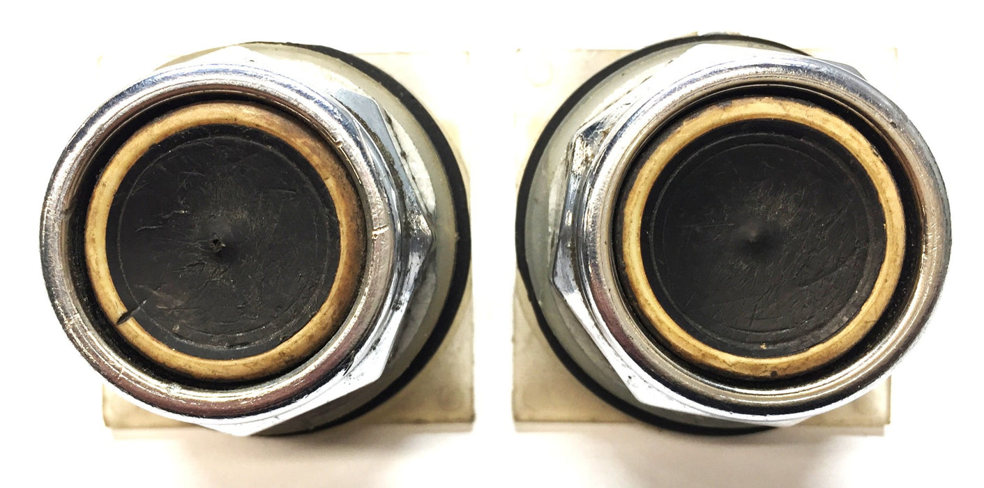 Square D Black Flush Head Push Button KA-2 (9001) Series G [Lot of 2] USED