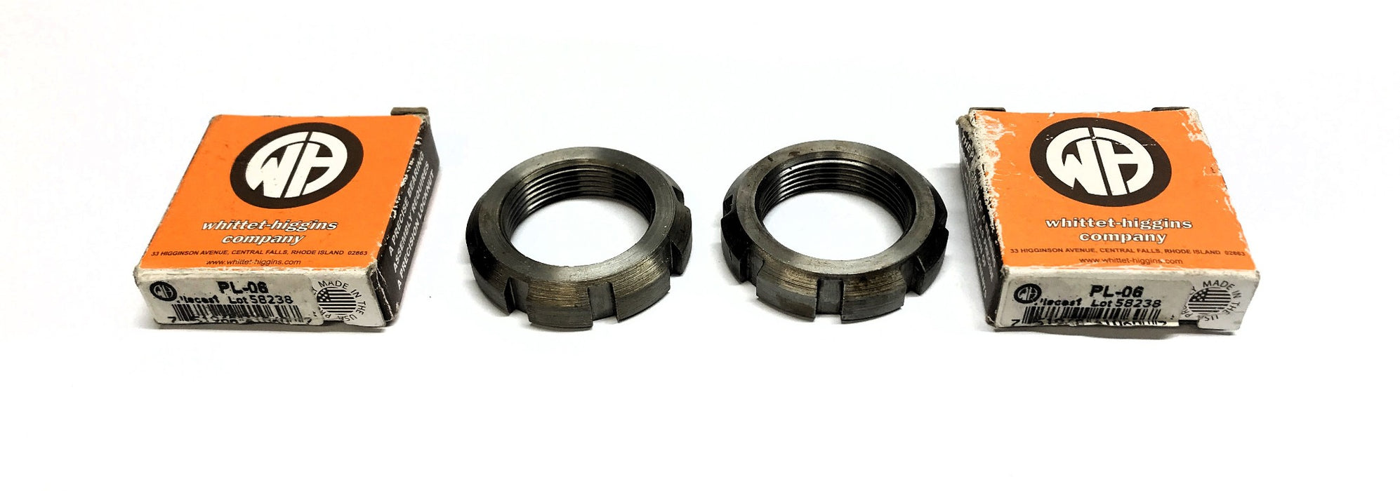 Whittet-Higgins Precision Locknut PL-06 [Lot of 2] NOS