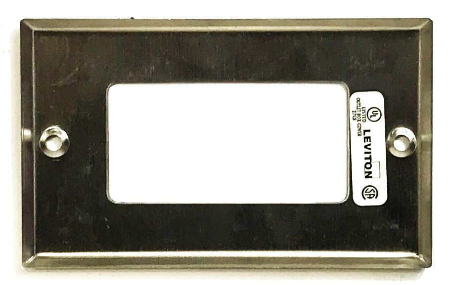 Leviton Stainless Steel 1-Gang Wall Plate 104-84401-40 [Lot of 15] NOS