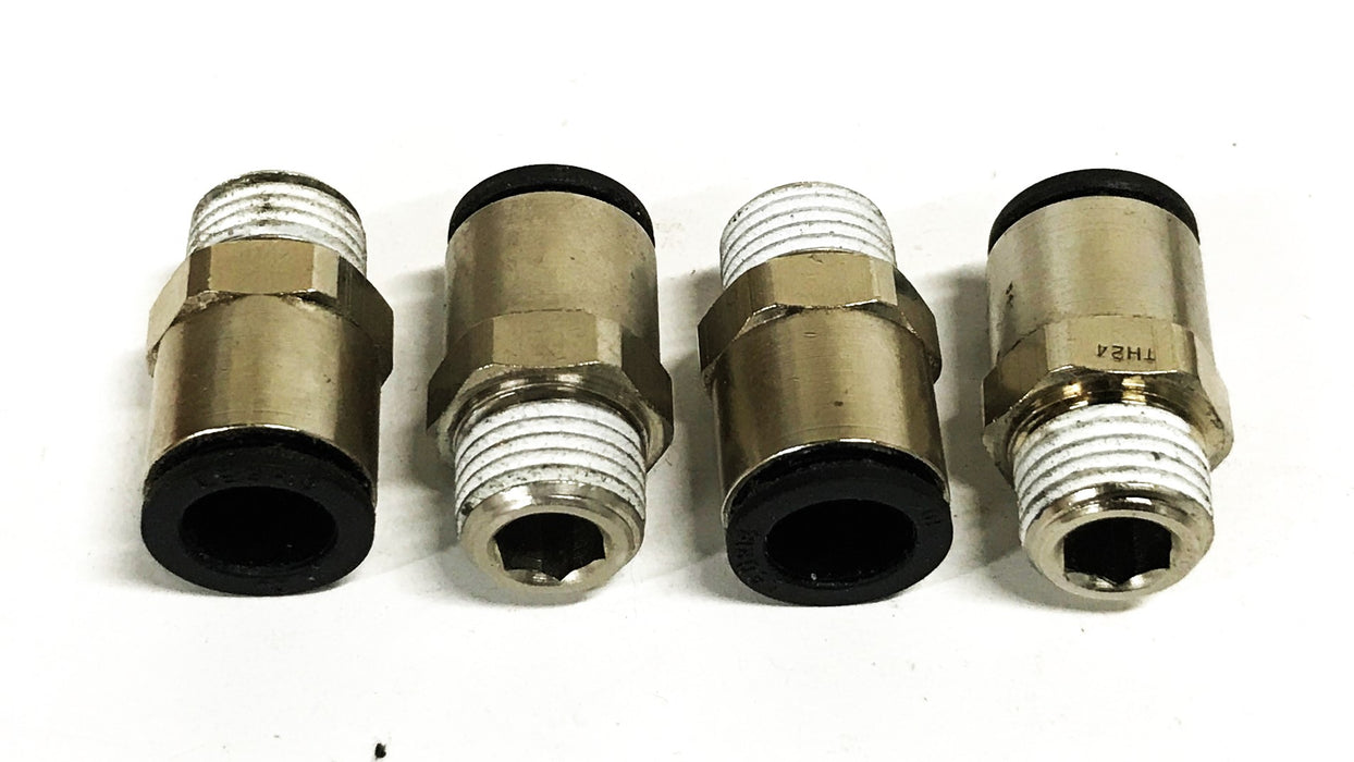 Legris 1/4 MNPT x 10mm Push Connect Coupling 3175-10-14 [Lot of 4] NOS