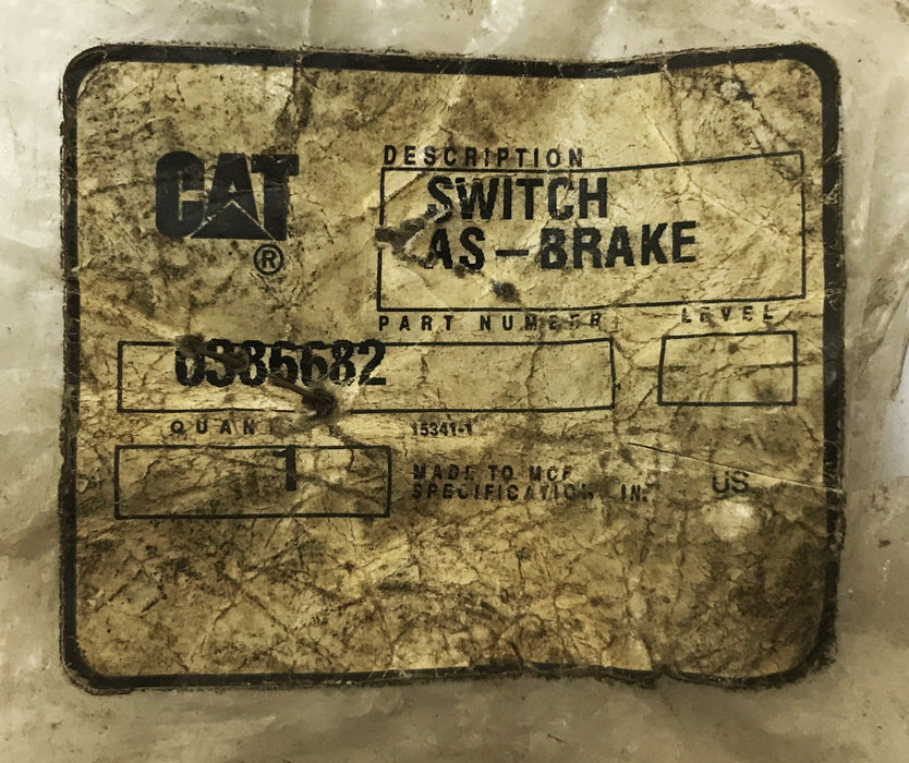 Caterpillar Micro-Switch 0386682 NOS