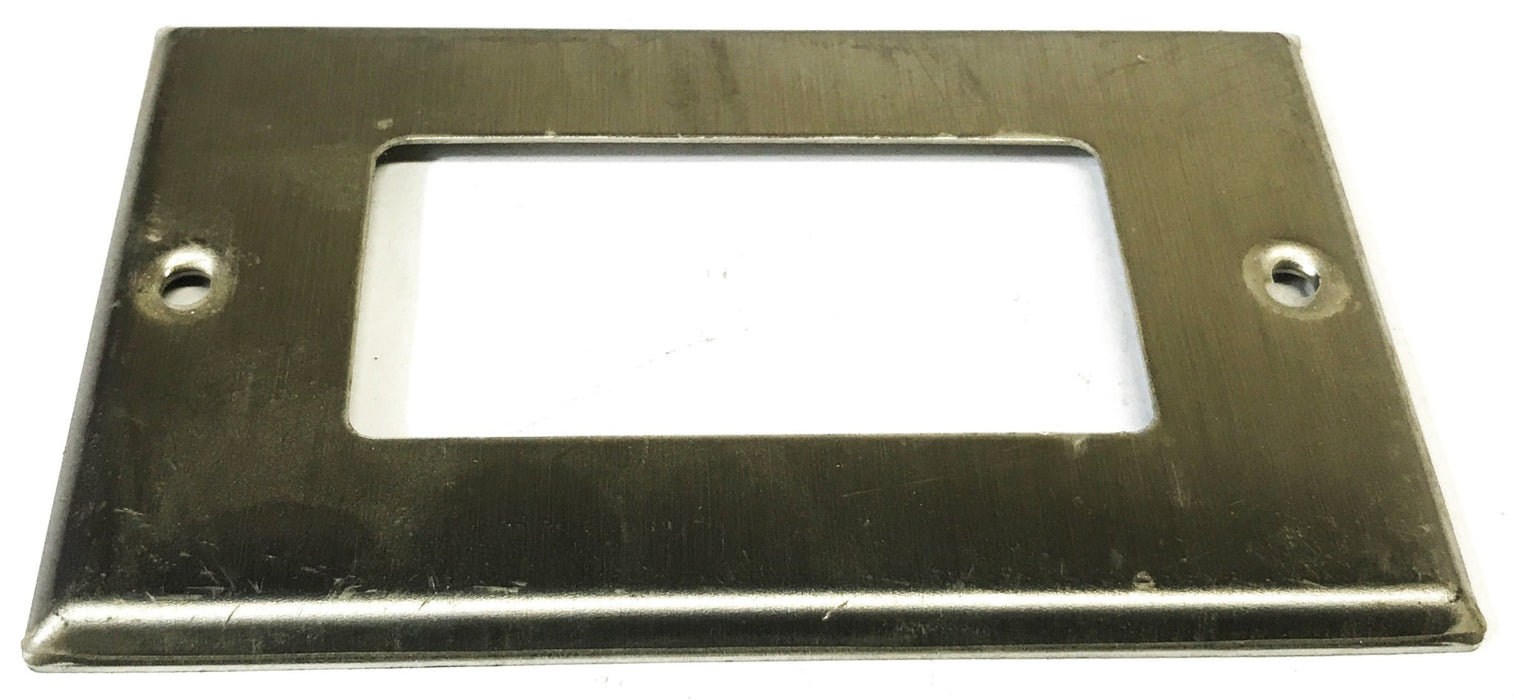 Leviton Stainless Steel 1-Gang Wall Plate 104-84401-40 [Lot of 15] NOS