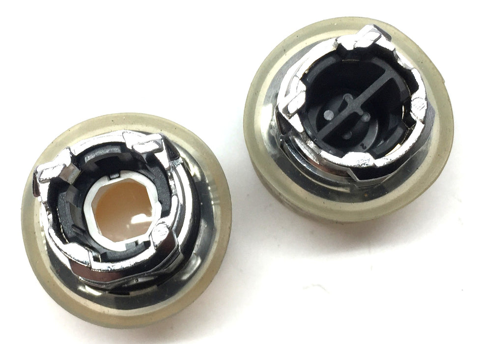 Schneider 22mm Spring Return Yellow/Orange Push Button Only Set (2pcs) NOS