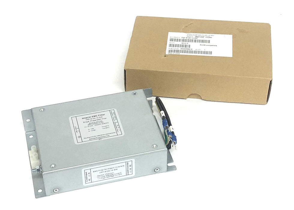 Hitachi Single Phase EMC Filter FPF-9120-14-SW NOS
