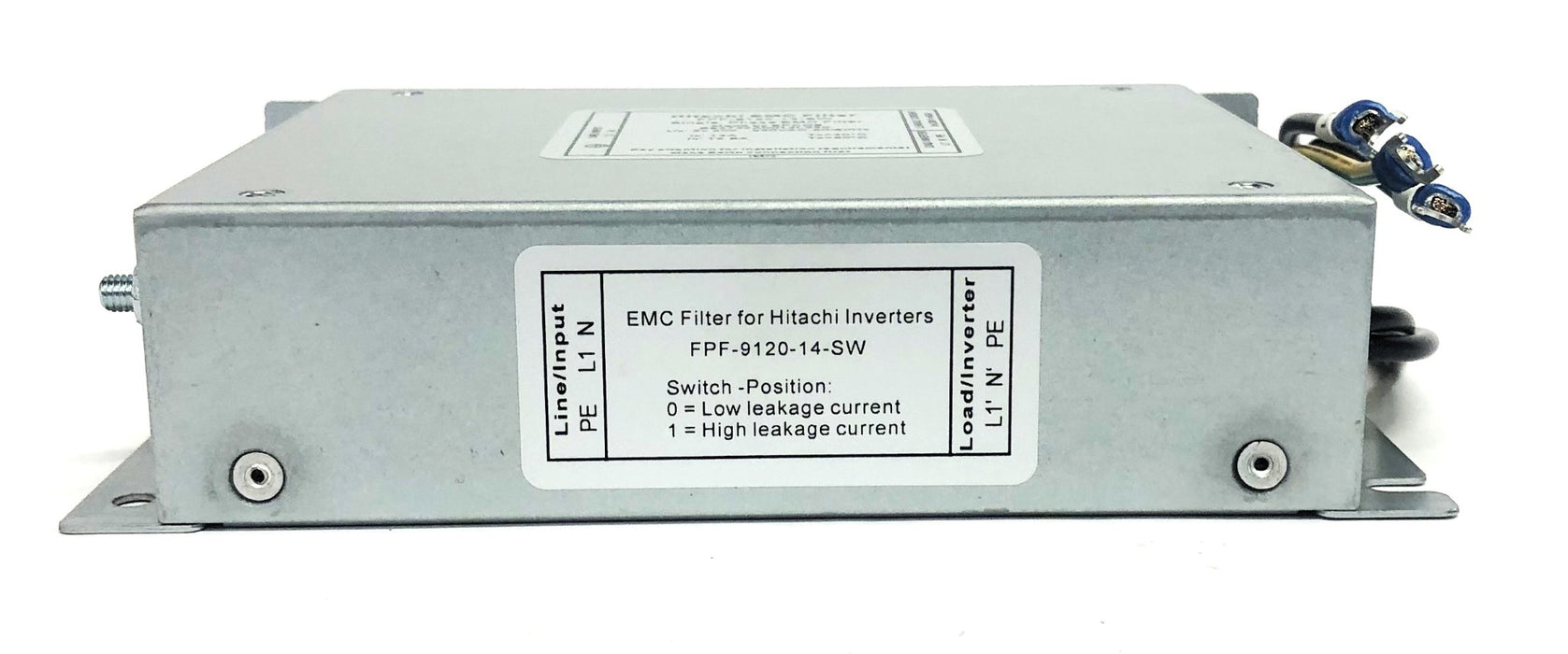 Hitachi Single Phase EMC Filter FPF-9120-14-SW NOS