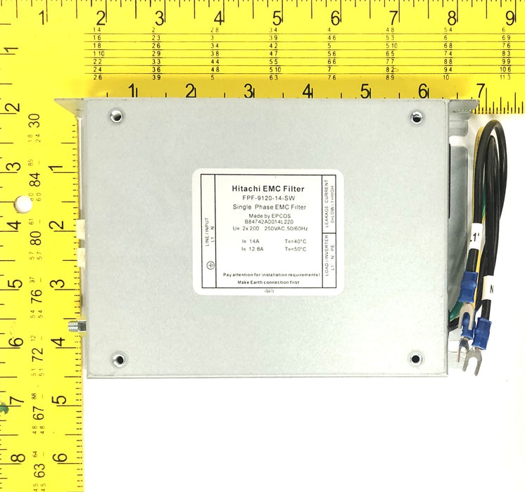 Hitachi Single Phase EMC Filter FPF-9120-14-SW NOS