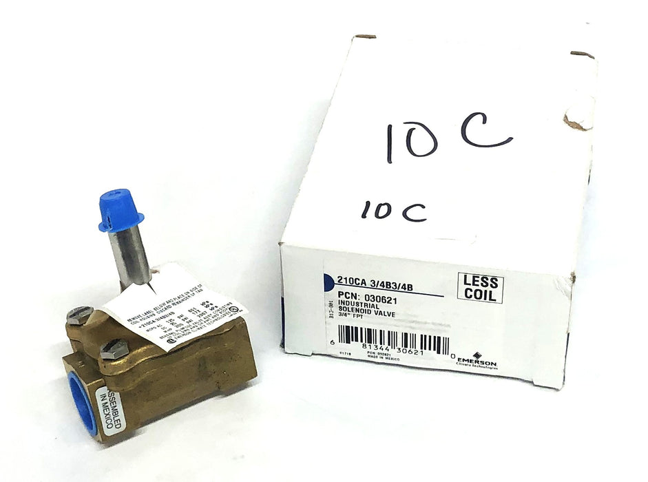 Emerson 3/4FPT 210CA 3/4B3/4B Industrial Solenoid Valve 030621 NOS