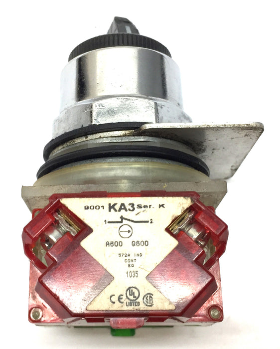 Allen-Bradley Potentiometer with Contact Block 9001 KA-2 Series K NOS