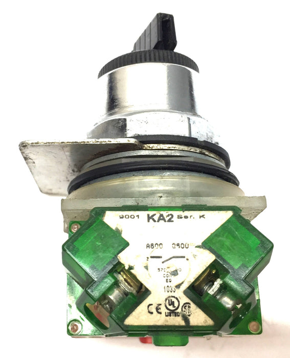 Allen-Bradley Potentiometer with Contact Block 9001 KA-2 Series K NOS